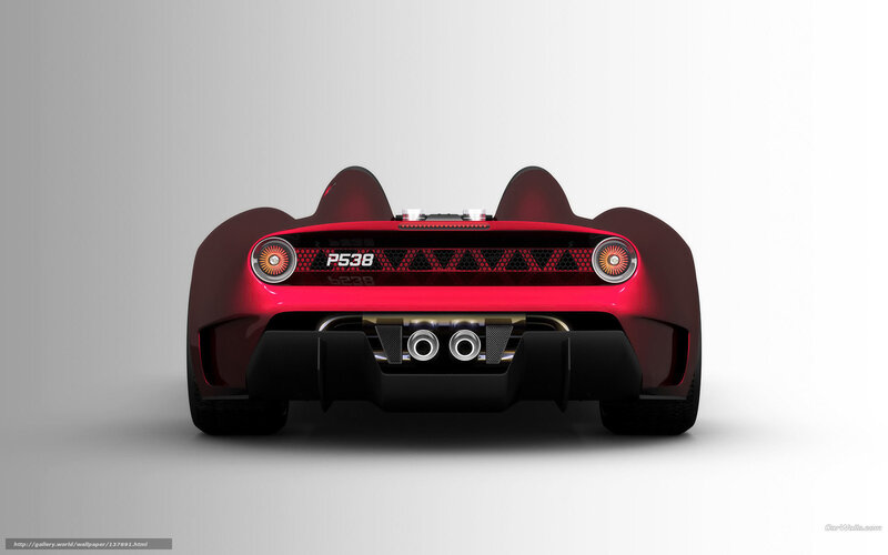 Red Sports Car Rear — Neutral