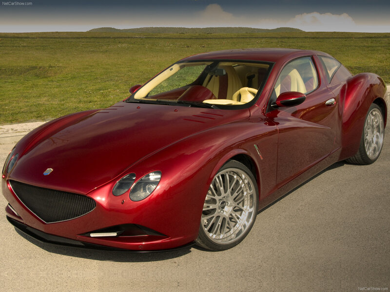 Red Sports Car — Serene, Afternoon, Photograph, Grass Field