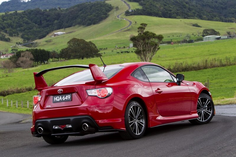 Red Sports Car — Serene, Afternoon, Photograph, Hills, Road