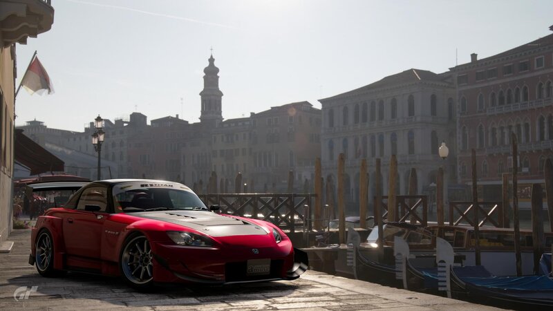 Red Sports Car — Serene, Morning, 3d Render