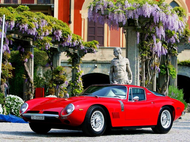 Red Sports Car — Serene, Summer