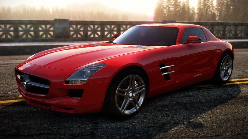 Red Sports Car — Serene