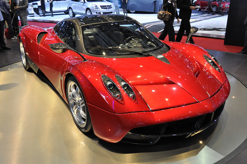 Red Sports Car — Showroom