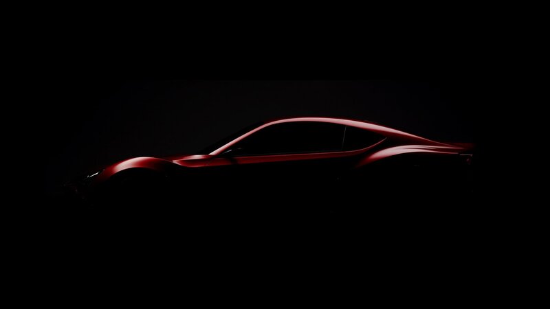 red sports car silhouette