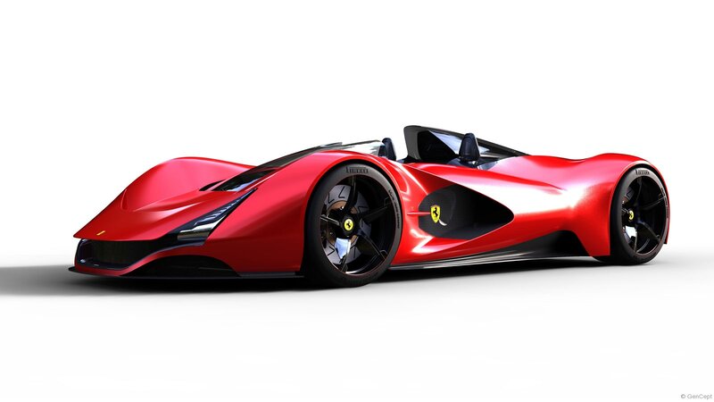 Red Sports Car — Sleek, 3d Render, Wheel, Tire