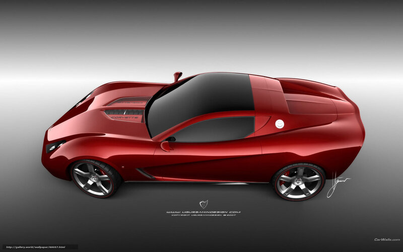 Red Sports Car — Sleek, 3d Render, Wheels