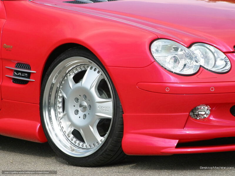 red sports car wheel