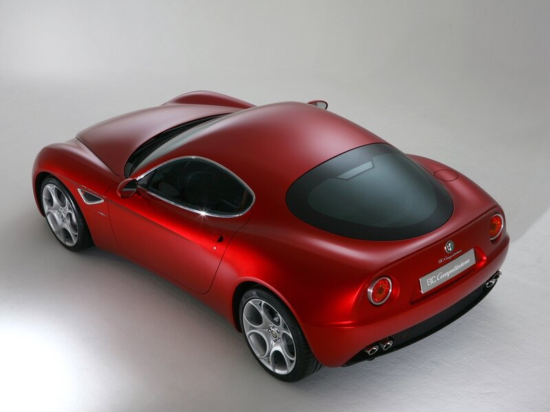 Red Sports Car — Wheels, Black