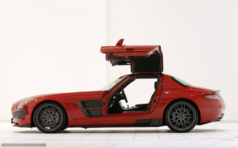 red sports car with open door