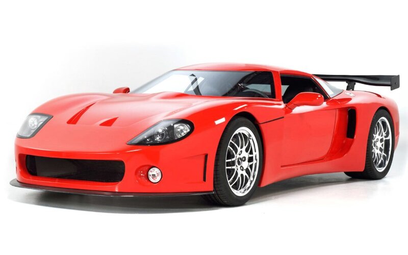 red sports car with spoiler
