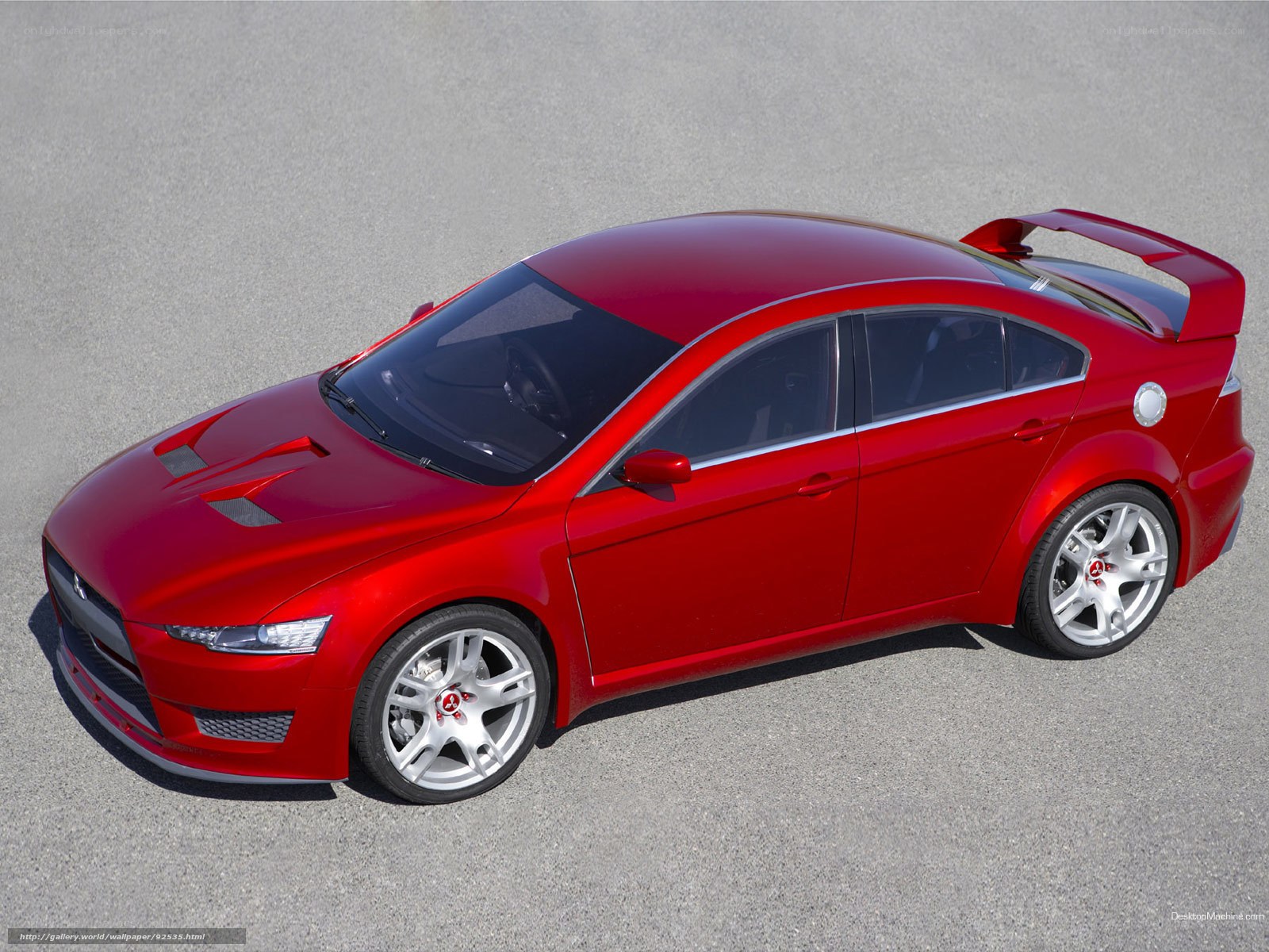 red sports sedan car