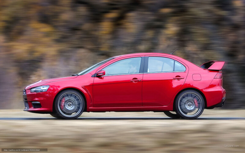 Red Sports Sedan — Dynamic