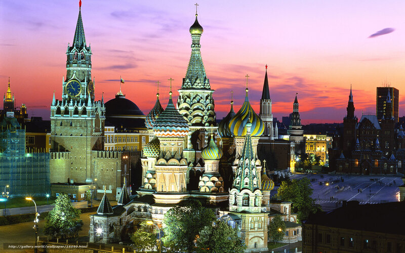 Red Square at dusk