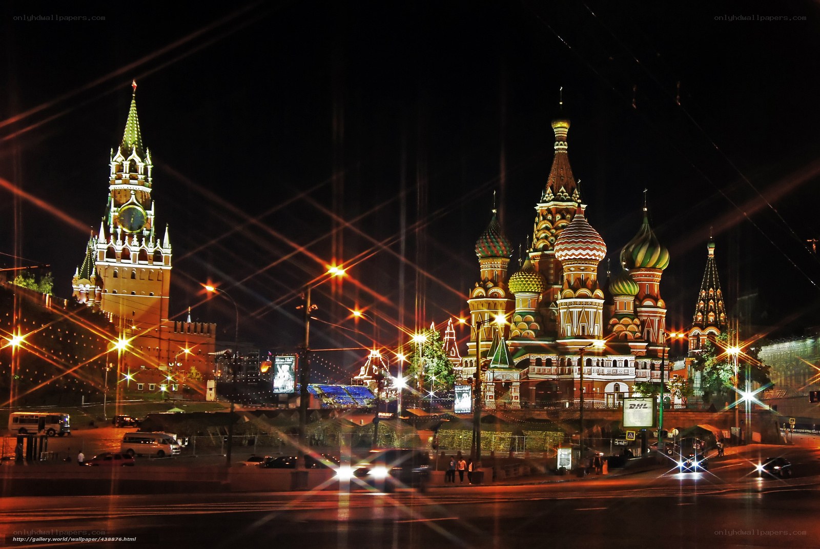 Red Square at night