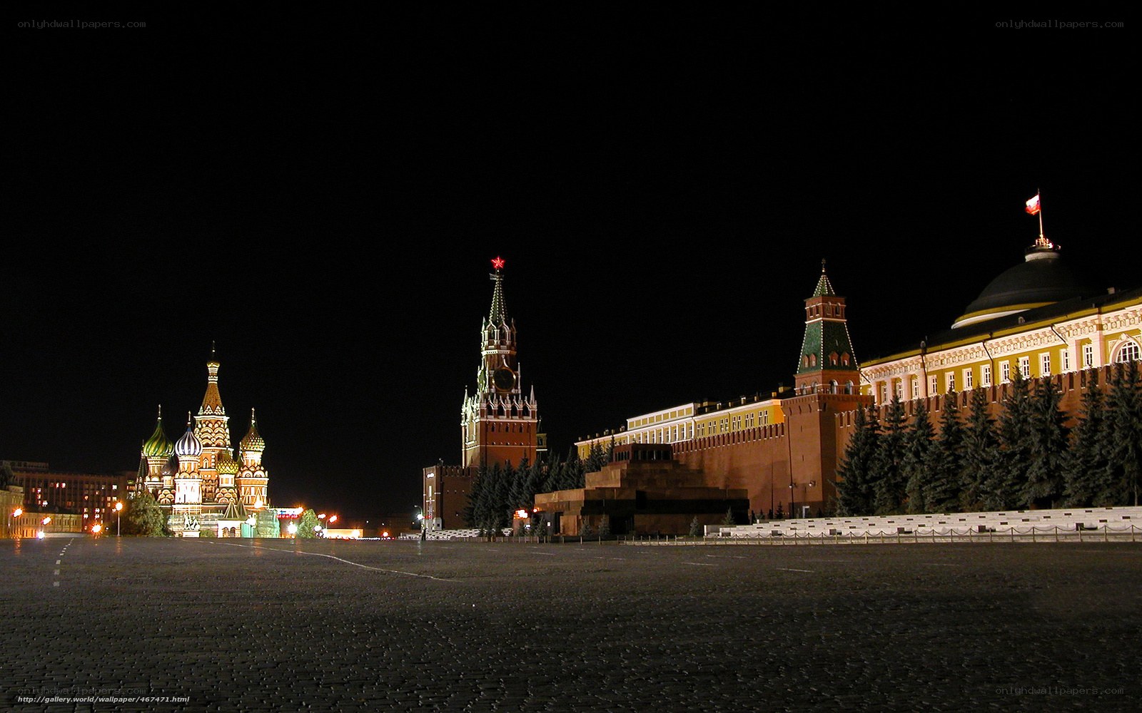 Red Square at night