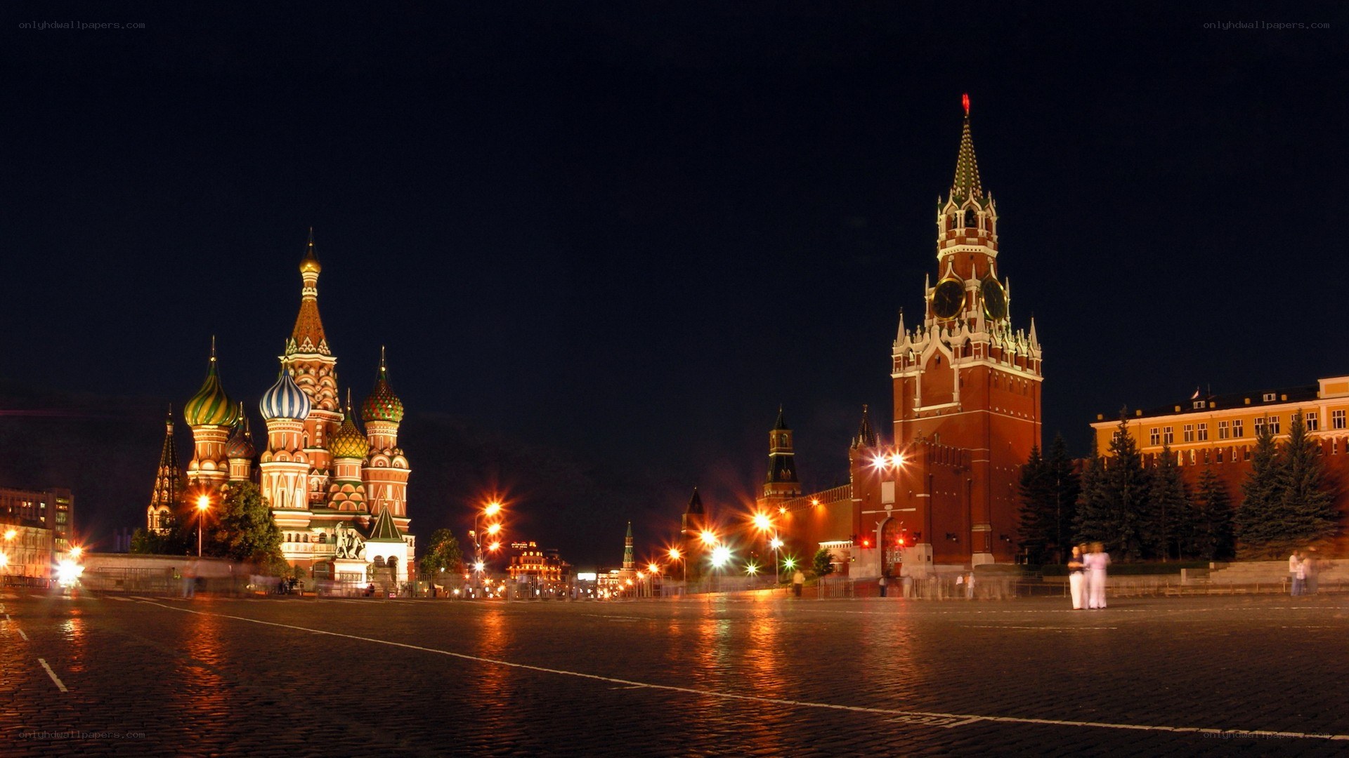 Red Square at night