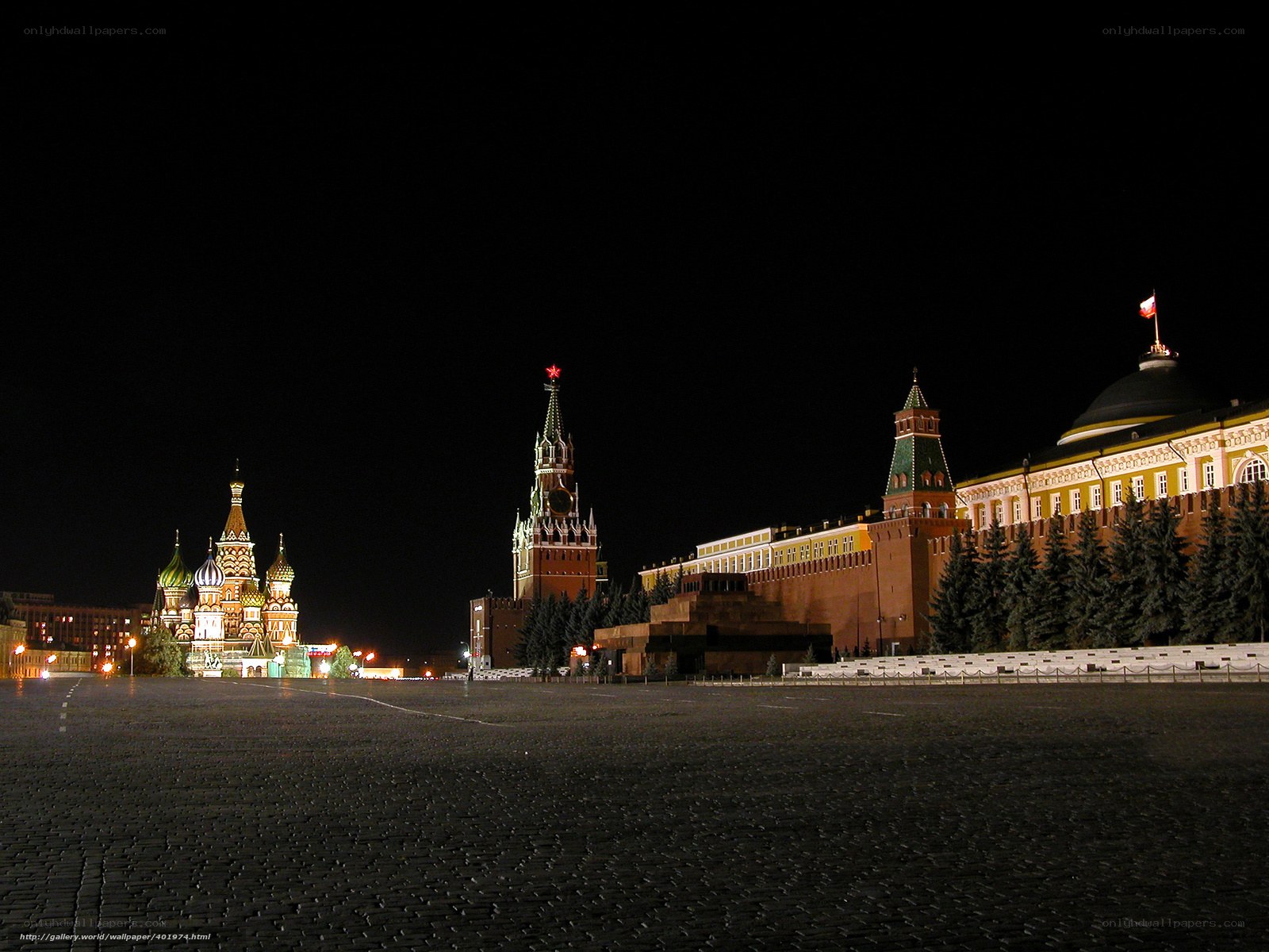Red Square at night
