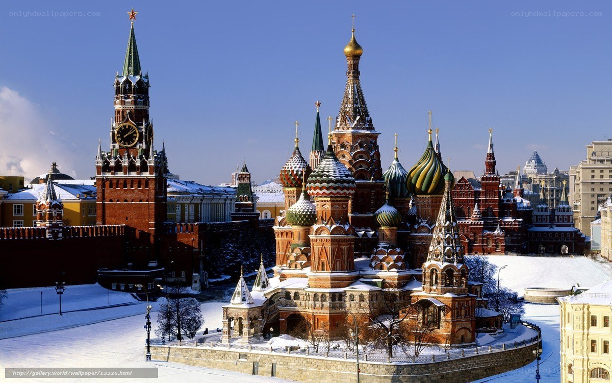 Red Square in winter