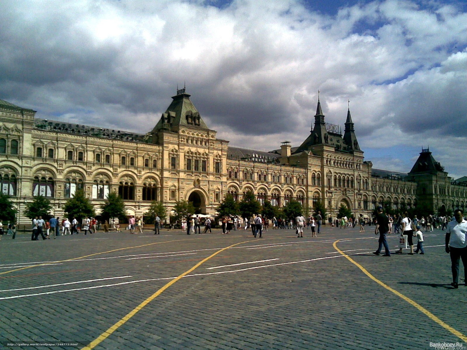 Red Square with GUM building
