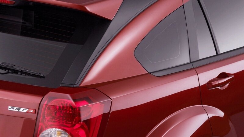 Red SRT-4 rear view
