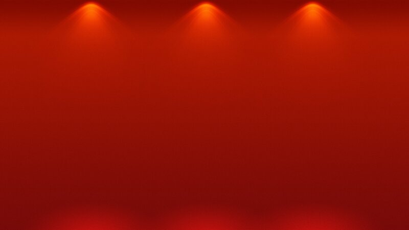 Red Stage with Spotlights