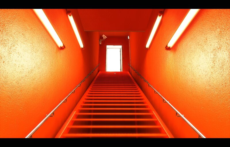 Red Staircase Tunnel