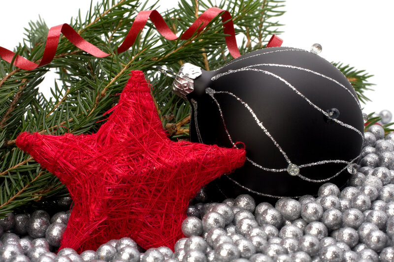 Red Star and Black Ornament