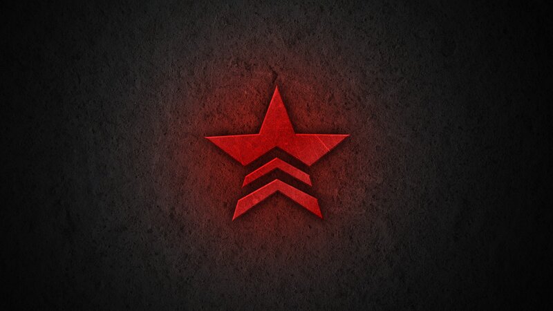 Red Star Logo — Dramatic