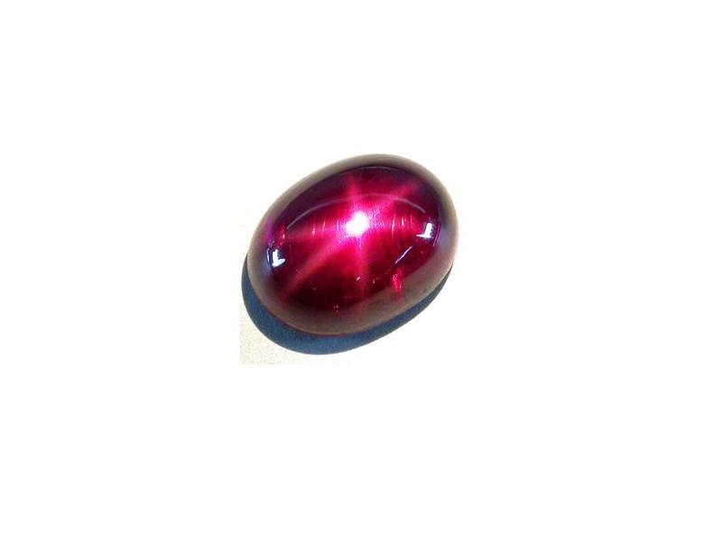 red star ruby gemstone
