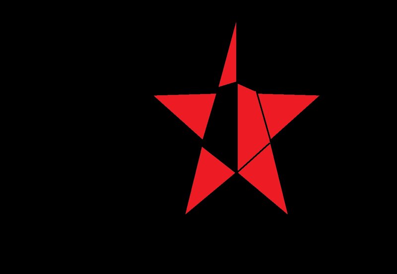 Red Star Symbol — Minimalist