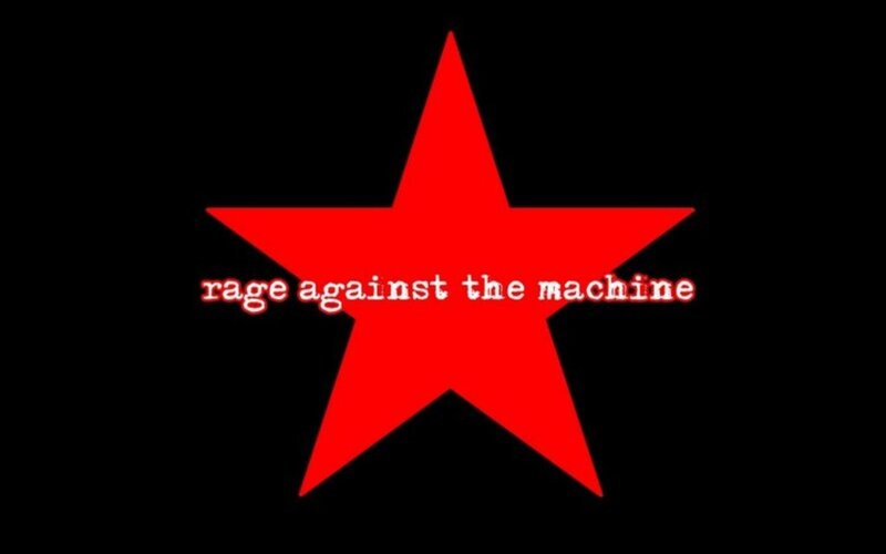 Red Star with Text — Bold