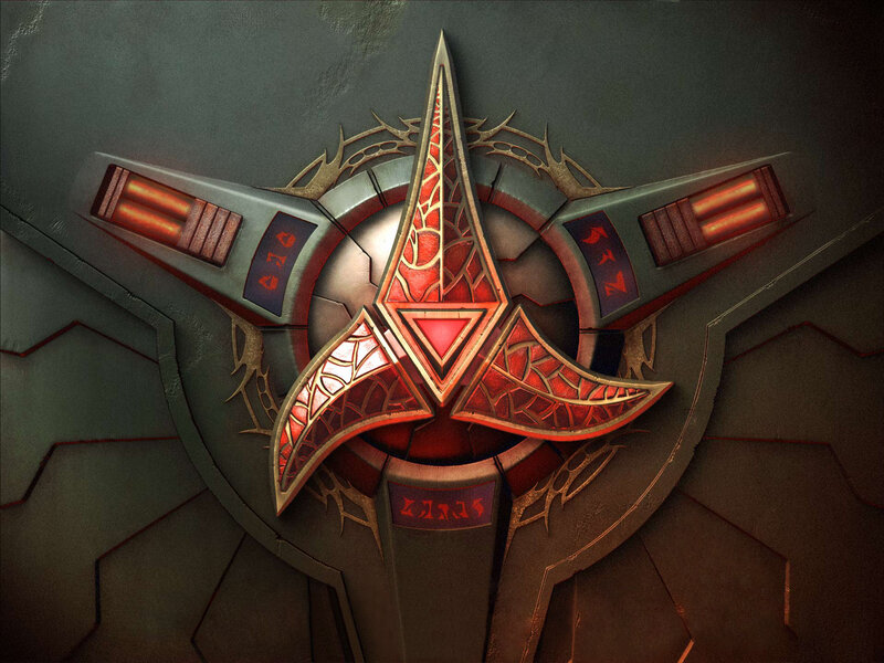 red starfleet insignia