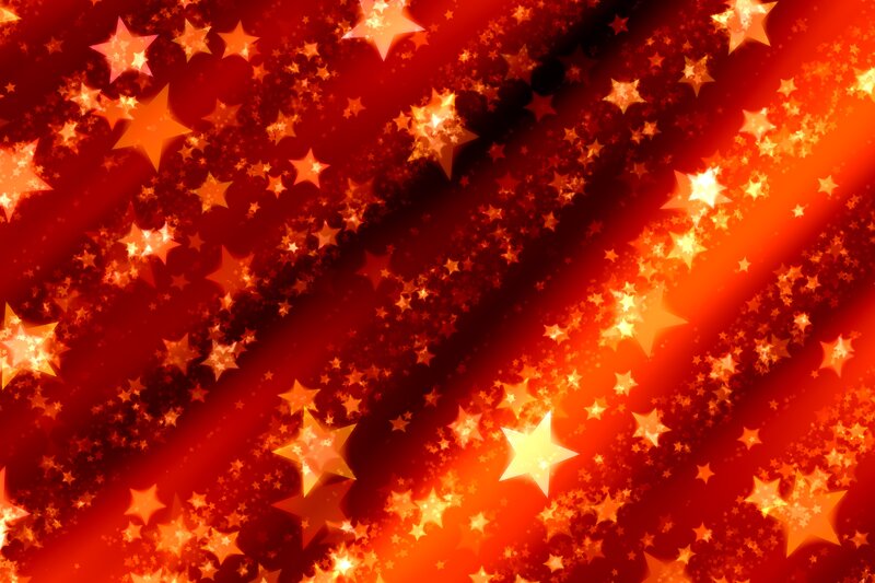 Red starry background