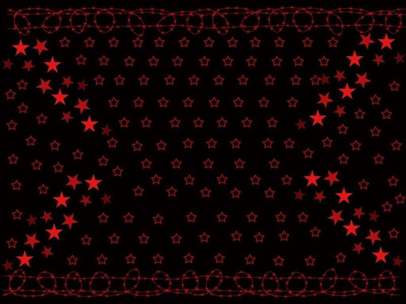 Red stars and barbed wire pattern