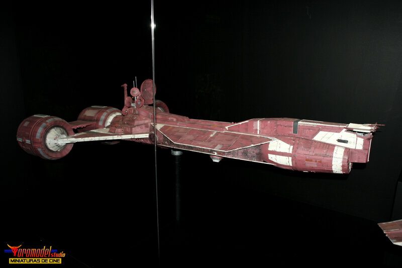 red starship model display