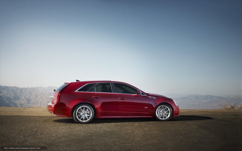 Red Station Wagon — Serene, Afternoon, Photograph