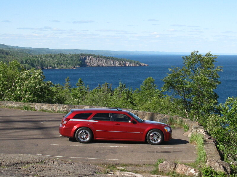 Red Station Wagon — Serene, Afternoon
