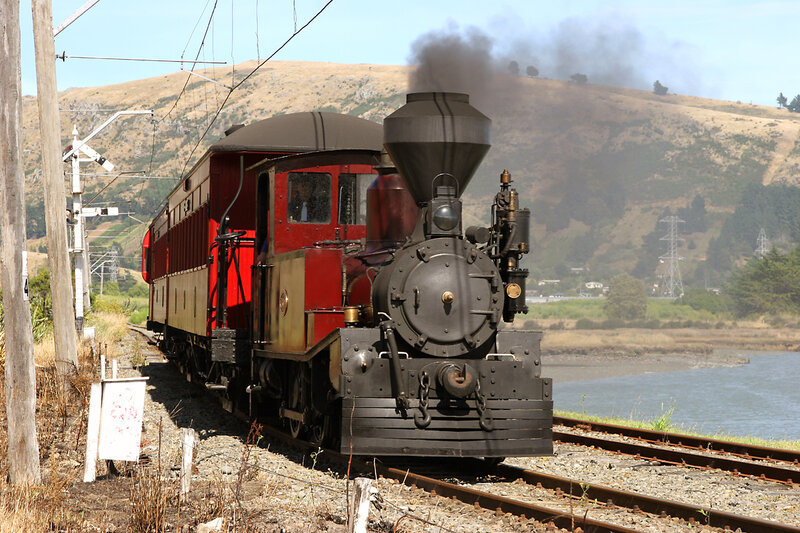 Red Steam Train — Calm