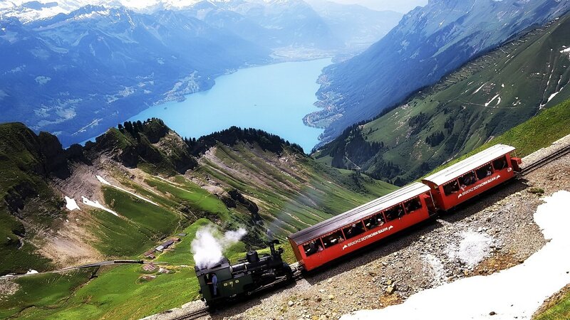 Red Steam Train — Green