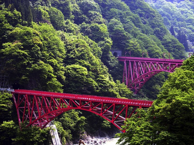 Red Steel Bridges