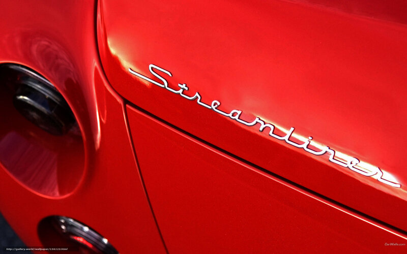 Red Streamliner car emblem