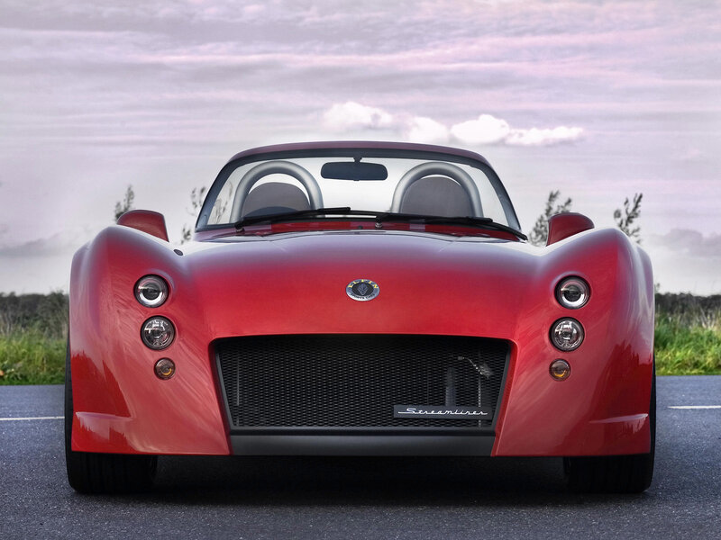 Red Streamliner sports car