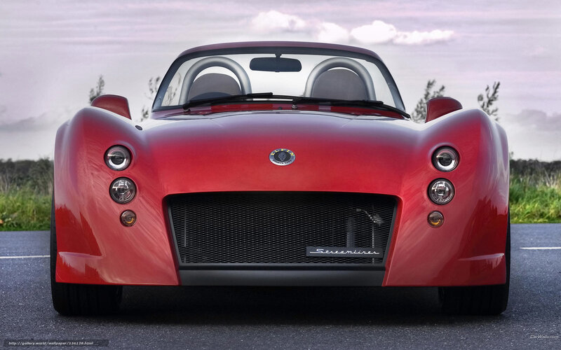 Red Streamliner sports car