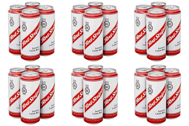 Red Stripe Beer Cans