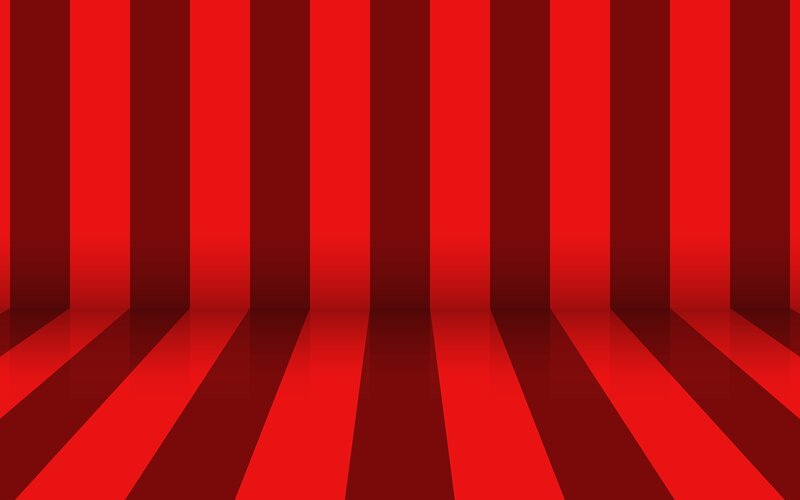 Red Striped Room