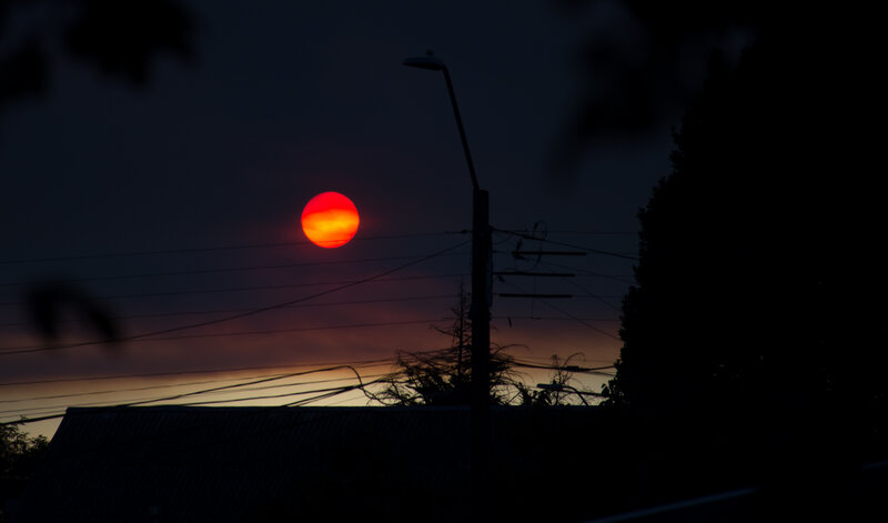Red Sun at Dusk