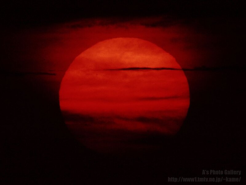 Red Sun at Sunset