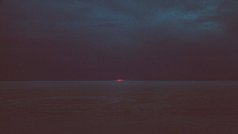 Red Sun on Horizon