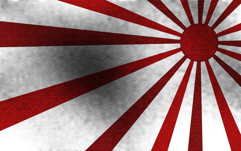 Red Sun on White Background — Dramatic