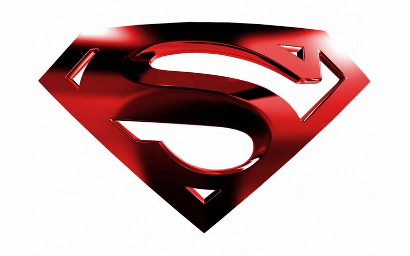 Red Superman Logo — Bold